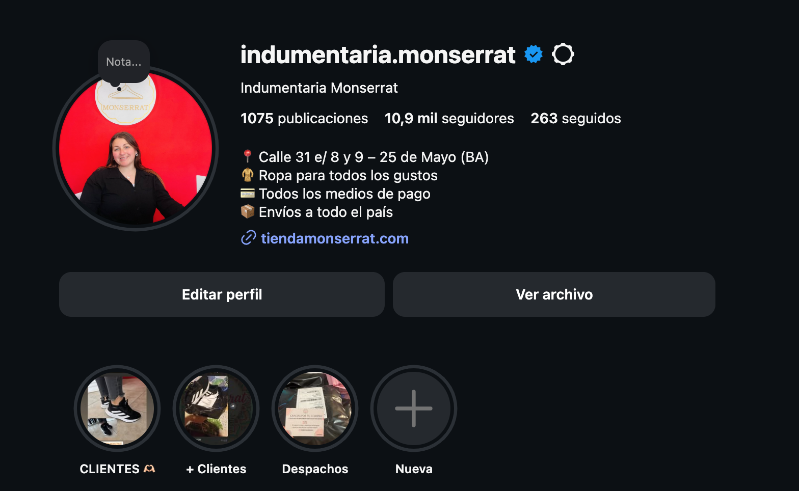 Rese&ntilde;as Instagram